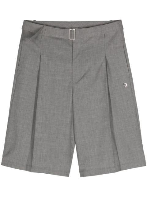 Cooper wool pleated shorts by ETUDES STUDIO