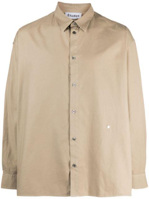 Destroyed Illusion cotton shirt by ETUDES STUDIO