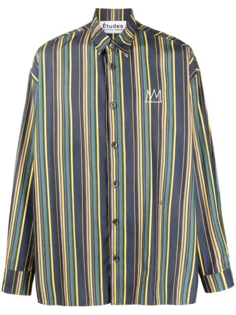 Illustion Nows The Time striped shirt by ETUDES STUDIO