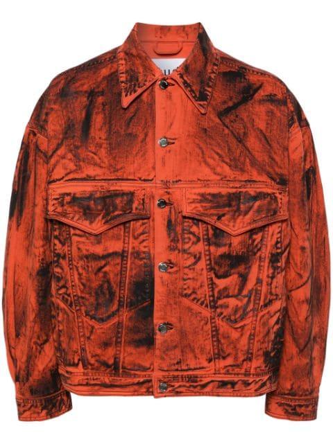 Shadow Denim Paint jacket by ETUDES STUDIO