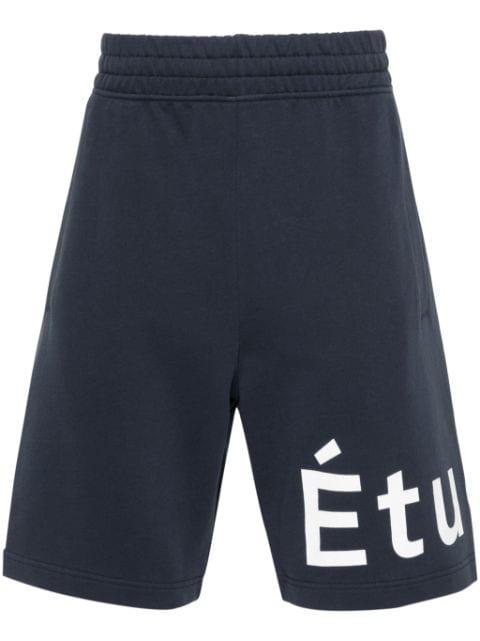 Tempera logo-print cotton shorts by ETUDES STUDIO