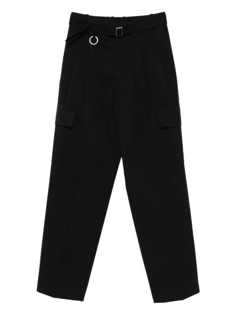 belted cargo trousers by ETUDES STUDIO