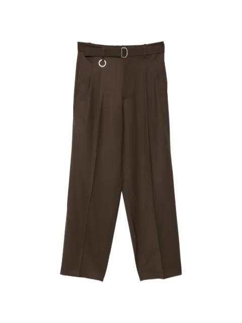 buckle loose suit trousers by ETUDES STUDIO