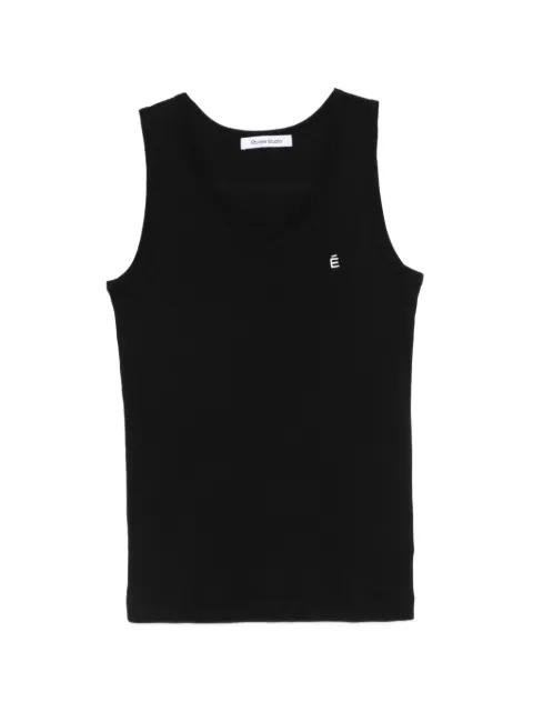 embroidered rib tank top by ETUDES STUDIO