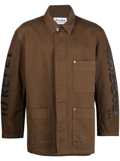graphic-print denim jacket by ETUDES STUDIO