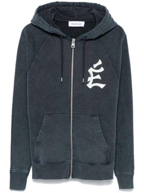 logo-embroidered hoodie by ETUDES STUDIO