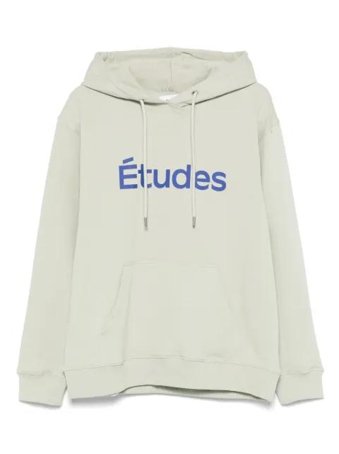 logo-print hoodie by ETUDES STUDIO