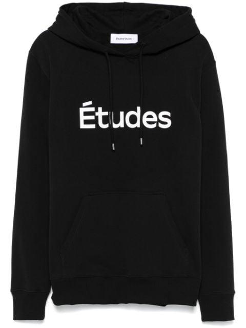 logo-print hoodie by ETUDES STUDIO