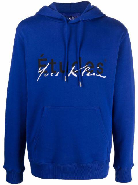 logo-print organic-cotton hoodie by ETUDES STUDIO