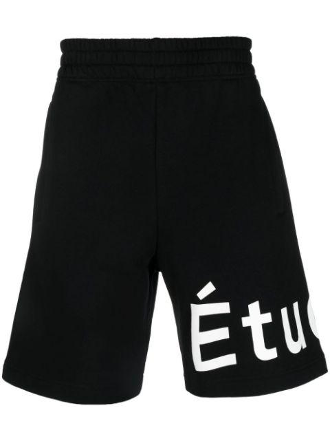 logo-print track shorts by ETUDES STUDIO