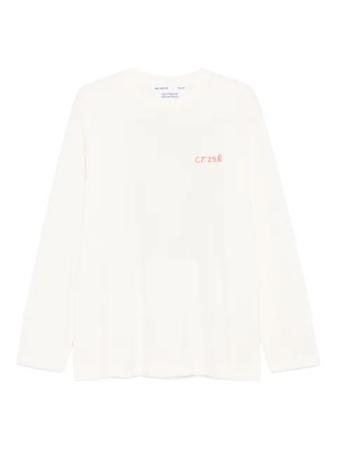 long-sleeve portrait-print T-shirt by ETUDES STUDIO