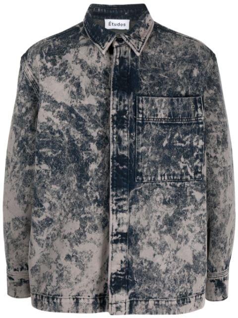 organic cotton denim shirt by ETUDES STUDIO