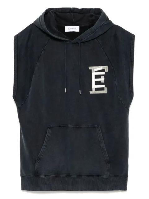 sleeveless baseball hoodie by ETUDES STUDIO