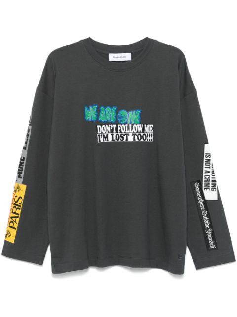 stickers-print T-shirt by ETUDES STUDIO