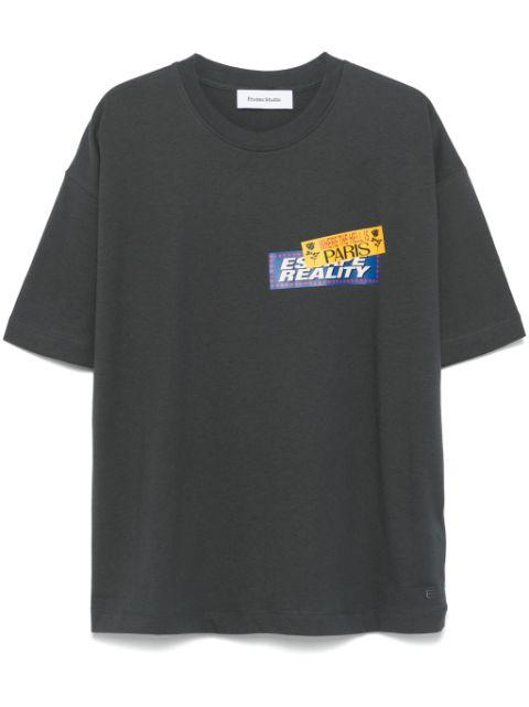 stickers-print T-shirt by ETUDES STUDIO