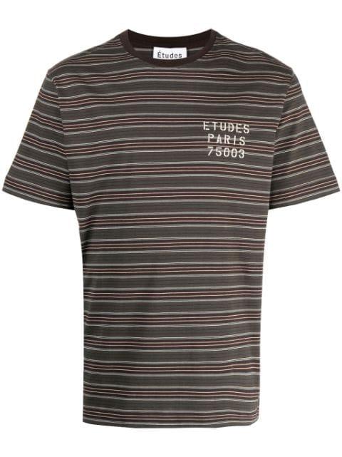 striped cotton T-shirt by ETUDES STUDIO