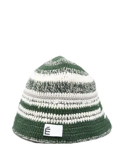 striped crochet hat by ETUDES STUDIO