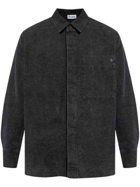 stud-detail denim shirt by ETUDES STUDIO