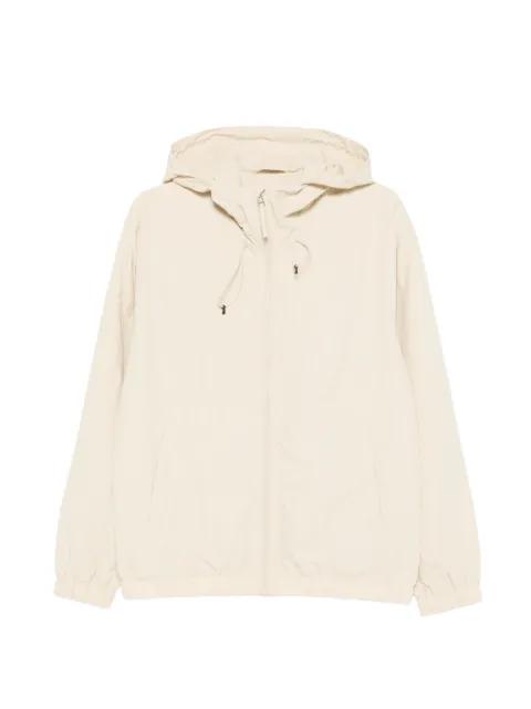zip-up hoodied windbreaker by ETUDES STUDIO