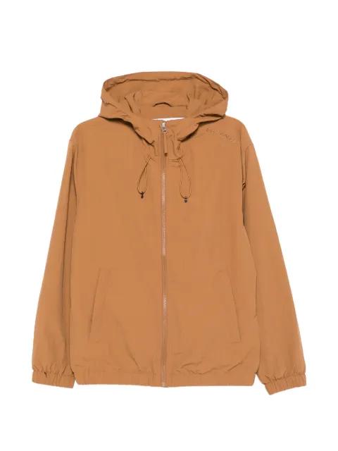 zip-up hoodied windbreaker by ETUDES STUDIO