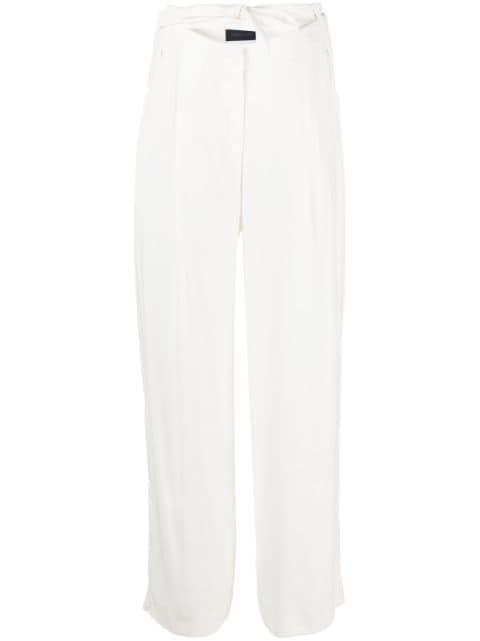 Loches belted straight-leg trousers by EUDON CHOI