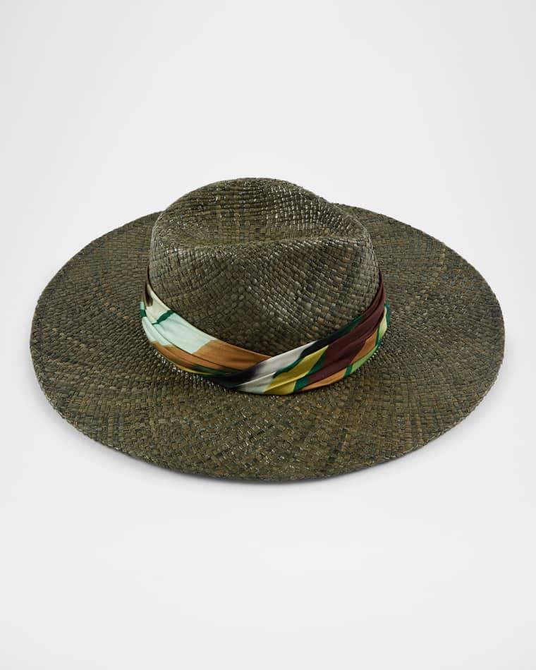 Emmanuelle Fine Raffia Fedora by EUGENIA KIM