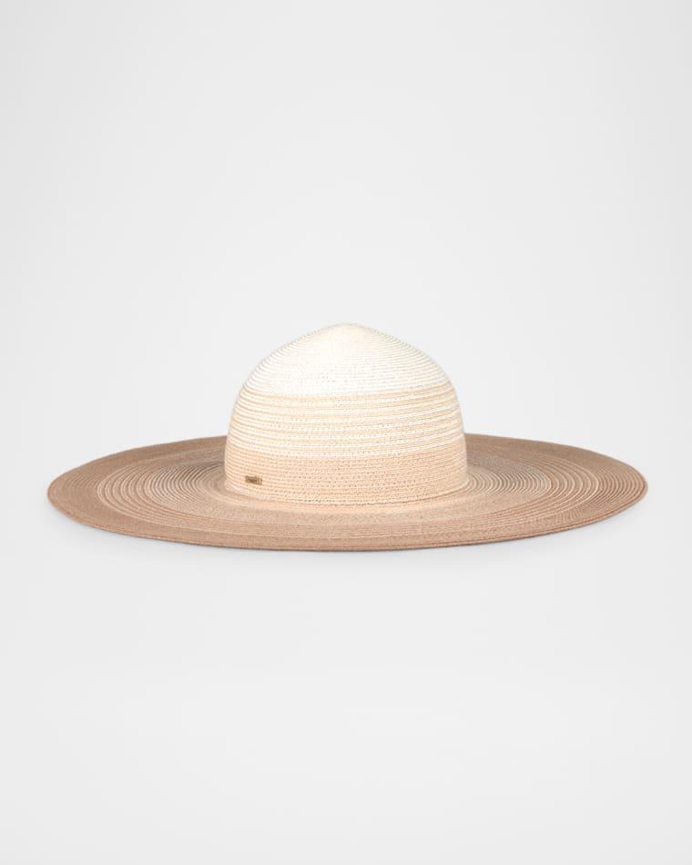 Emmanuelle Gradient Straw Fedora by EUGENIA KIM