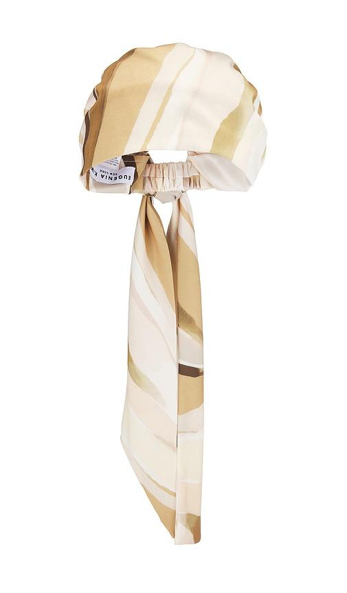 Eugenia Kim Gigi Headscarf in Beige by EUGENIA KIM