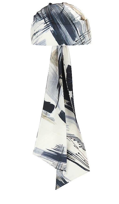 Eugenia Kim Gigi Headscarf in Black by EUGENIA KIM