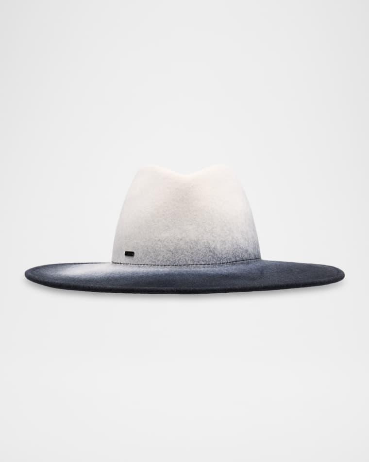 Harlowe Gradient Wool Felt Fedora by EUGENIA KIM