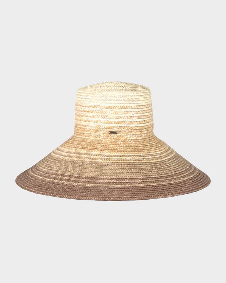 Mirabel Wide-Brim Straw Sun Hat by EUGENIA KIM