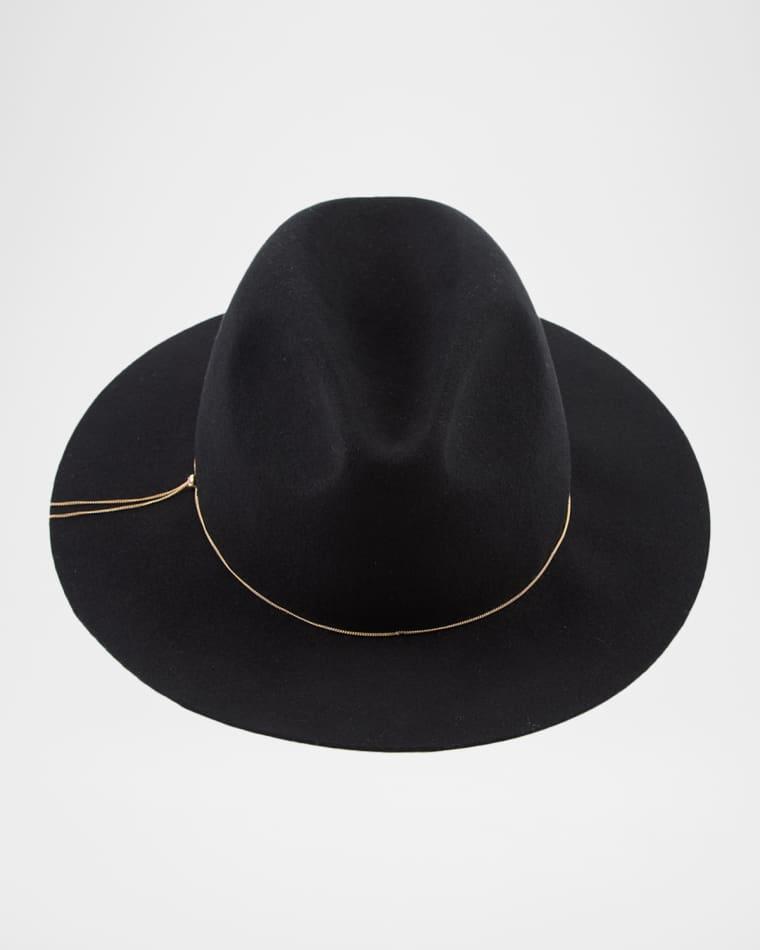 Sandy Wool Felt Fedora by EUGENIA KIM