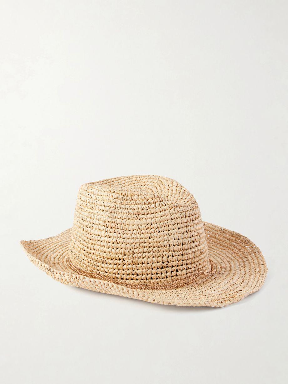 Winona raffia hat by EUGENIA KIM