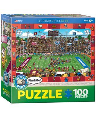 100 Piece Spot & Find Football Puzzle by EUROGRAPHICS