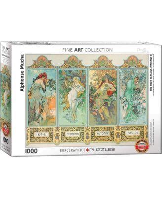 Four Seasons By Alphonse Maria Mucha 1000 Piece Puzzle by EUROGRAPHICS