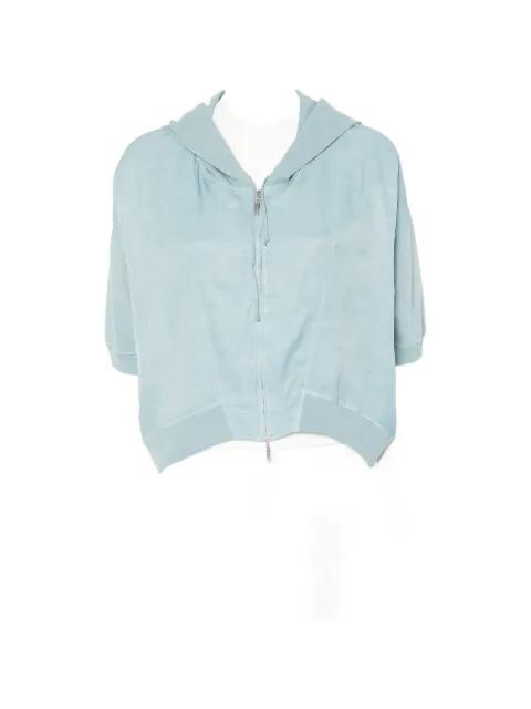 hoodied zip sweatshirt by EUROPEAN CULTURE