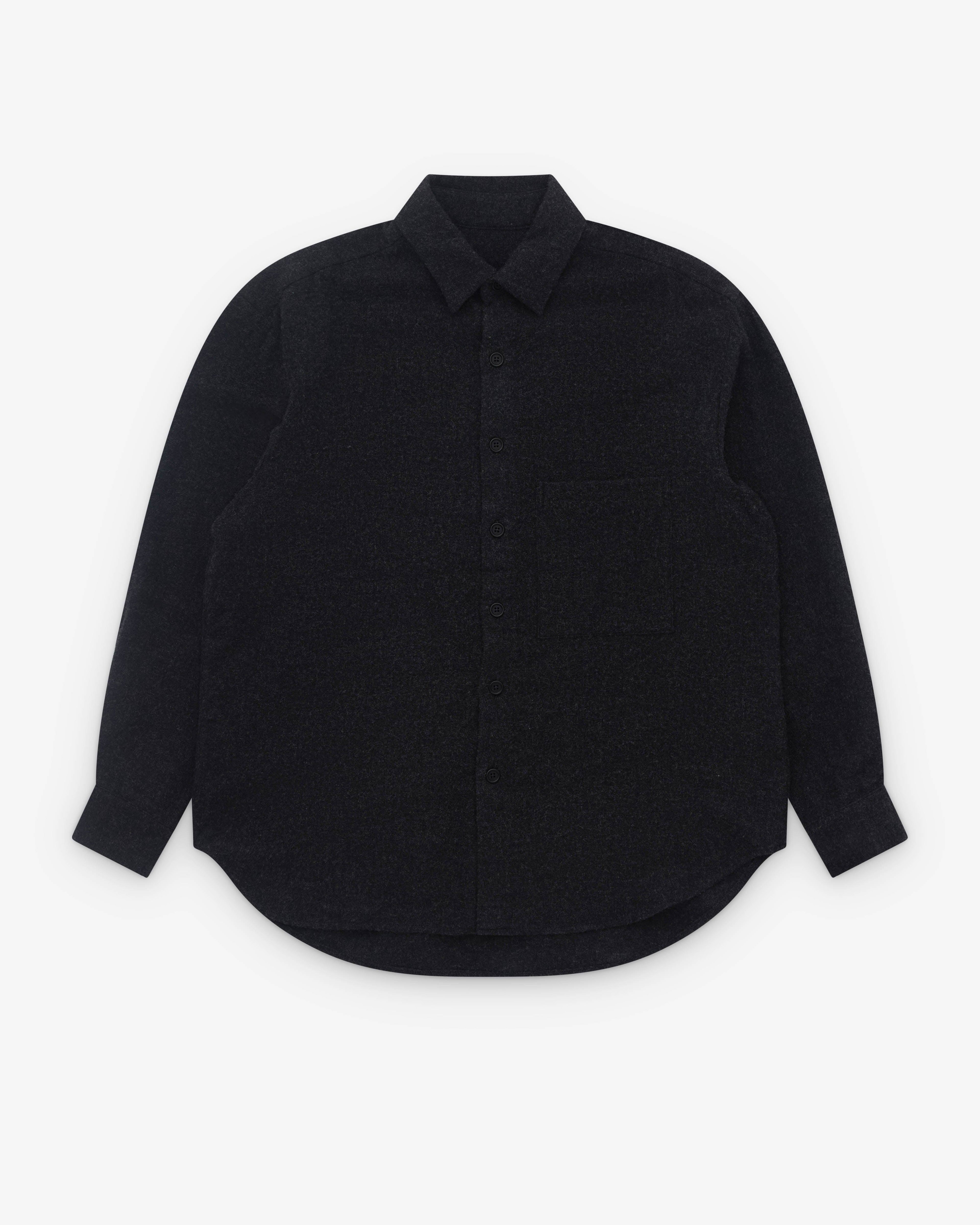 Evan Kinori - Men’s Big Shirt Two - (Charcoal) by EVAN KINORI