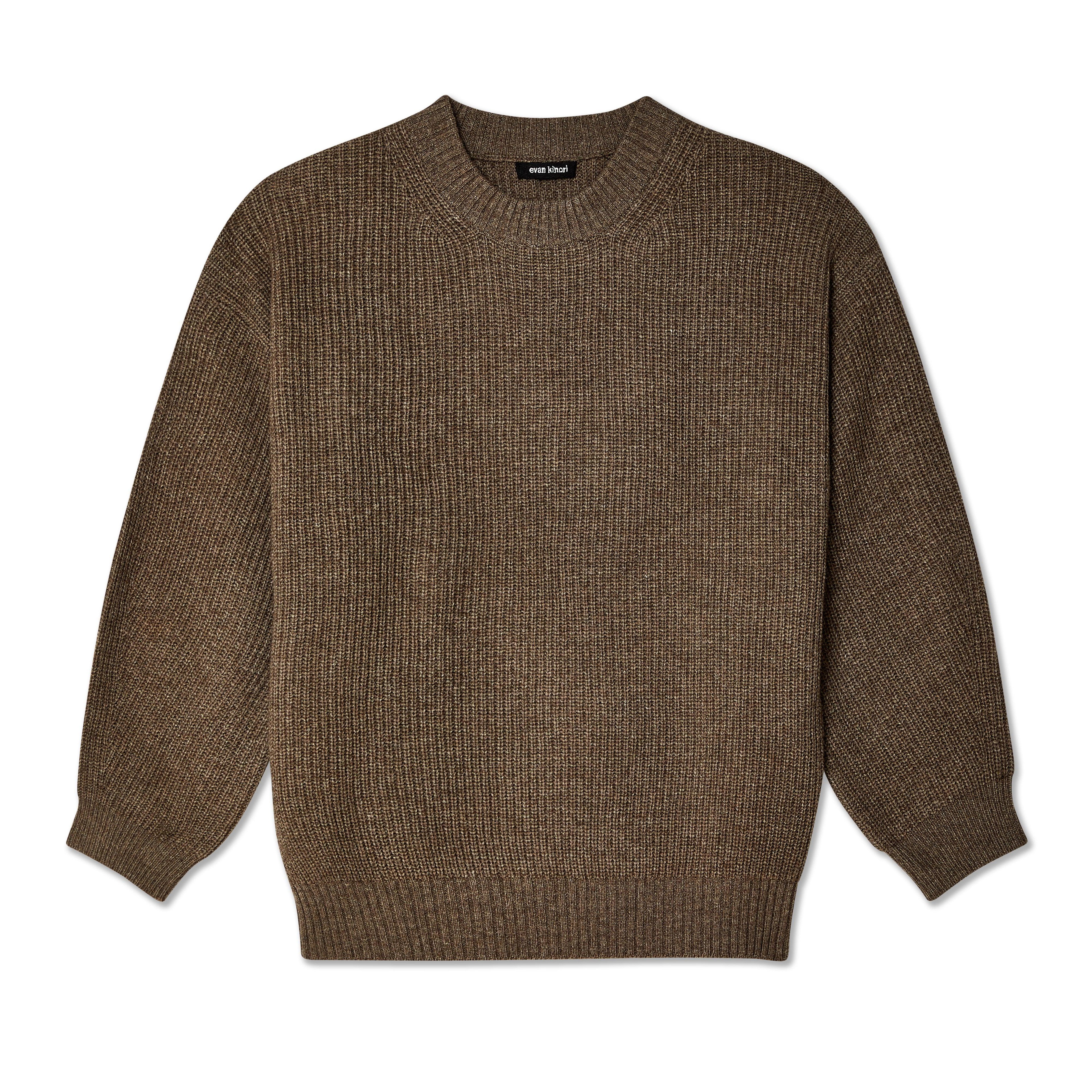 Evan Kinori - Men's Big Sweater - (Natural) by EVAN KINORI