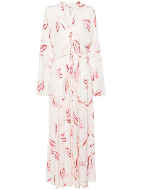 Talia floral-print maxi dress by EVARAE