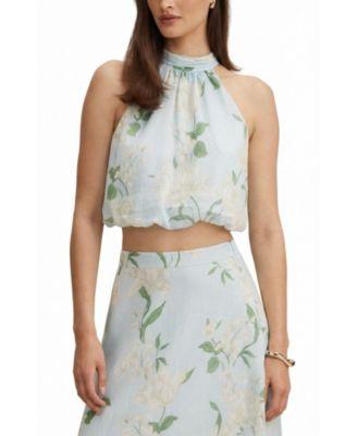 Maisie Halter Tie Up Top by EVER NEW