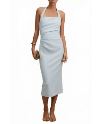 Women's Georgie Halter Ruched Bodycon Dress by EVER NEW