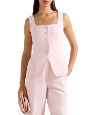 Women's Haisley Square Neck Waistcoat by EVER NEW