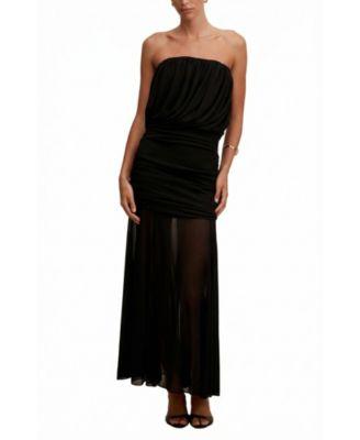 Women's Lyra Bandeau Draped Maxi Dress by EVER NEW