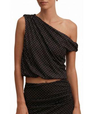 Women's Mila Tipped Shoulder Drape Top by EVER NEW