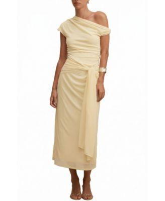 Women's Piper Draped Tie Mesh Midi Dress by EVER NEW