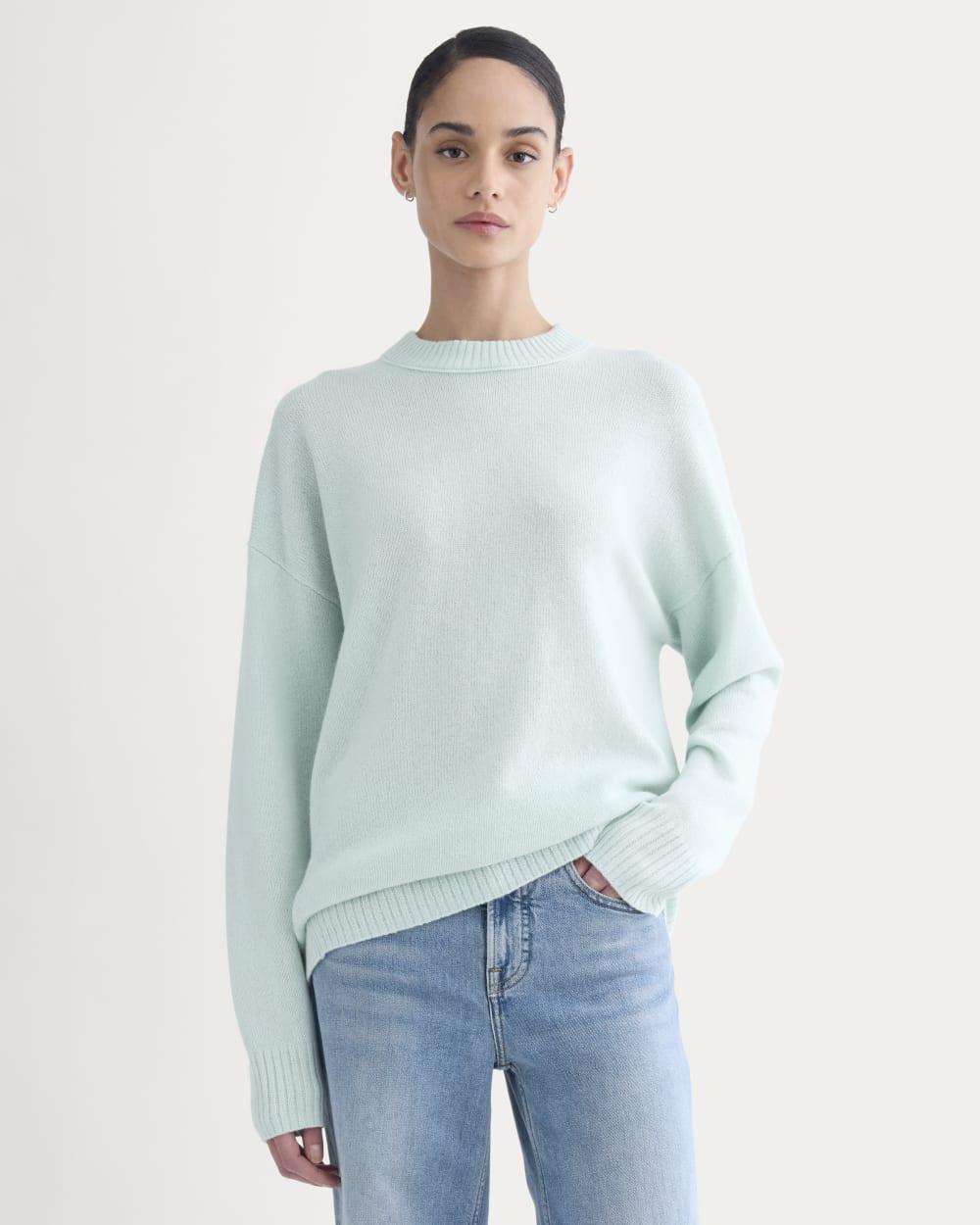 Cashmere Boyfriend Sweater | Chalk Blue by EVERLANE