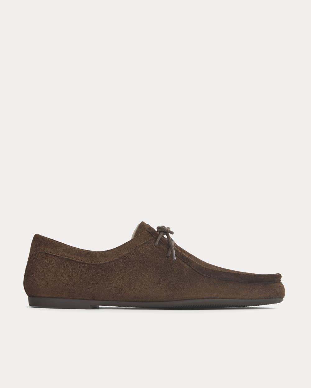 Day Leather Lace-Up Shoe | Deep Brown by EVERLANE