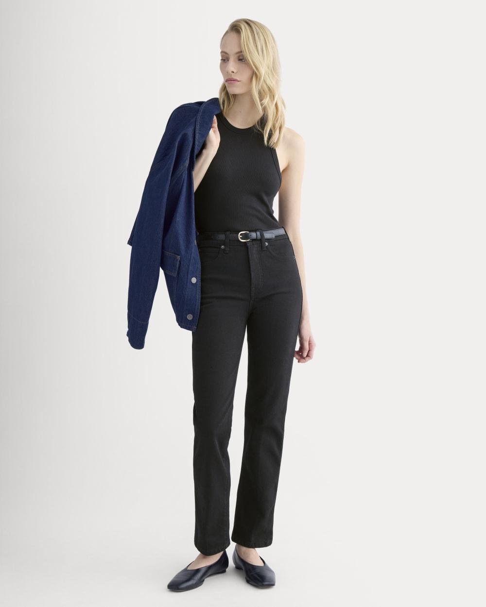 High-Rise Cigarette Jean | Black by EVERLANE