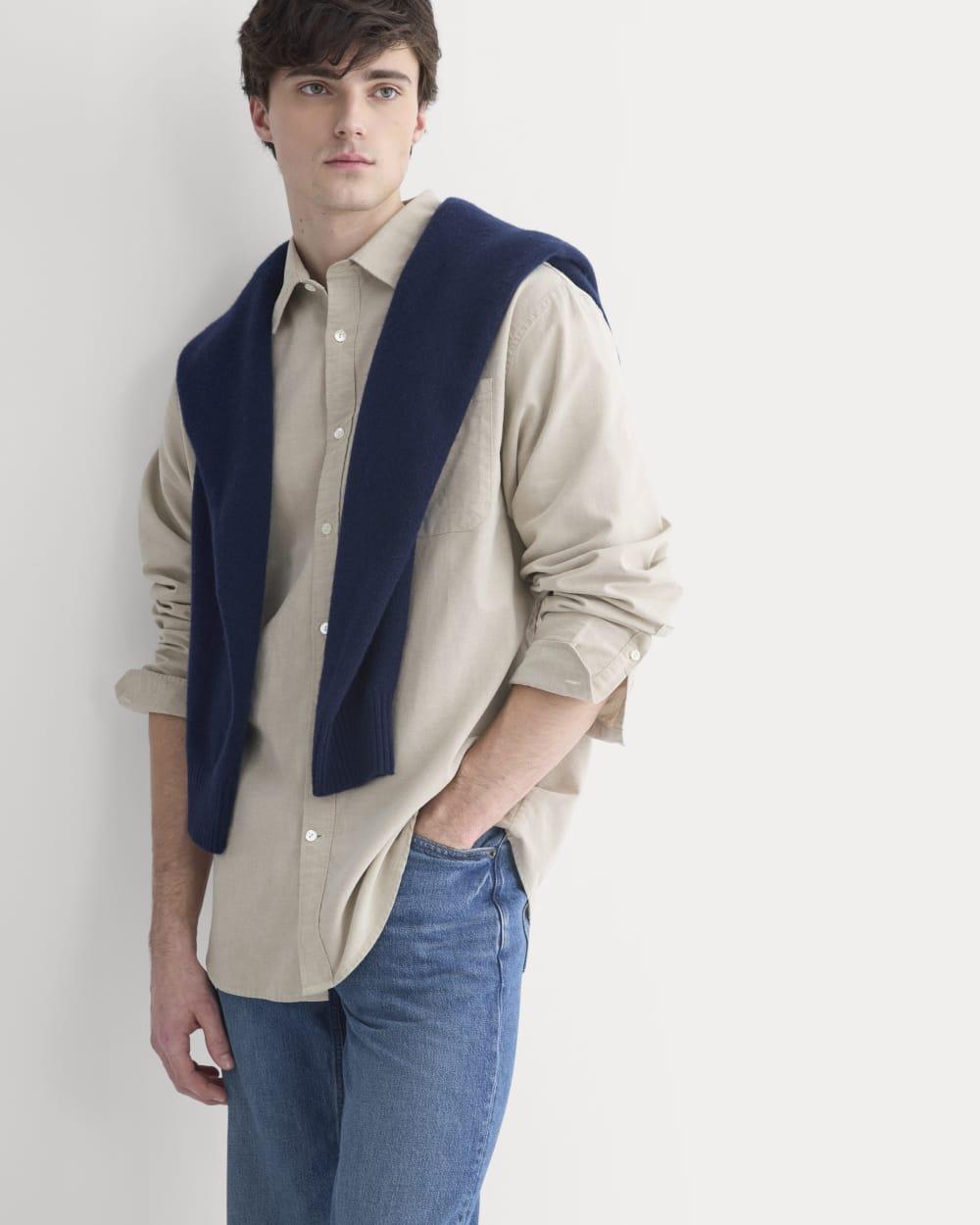 Lightweight Oversized Oxford | Chinchilla Chambray by EVERLANE
