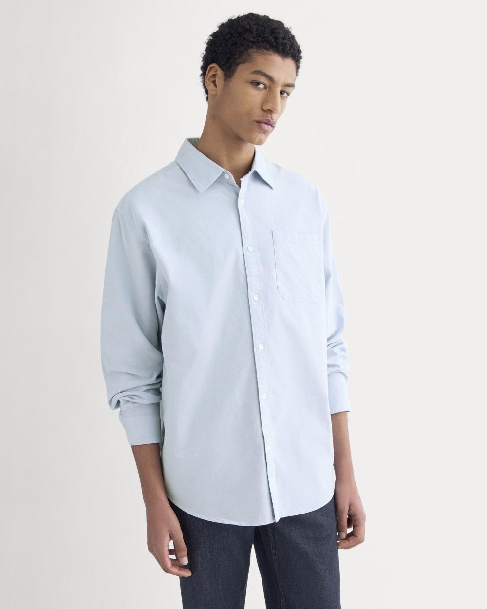Lightweight Oversized Oxford | Light Blue by EVERLANE